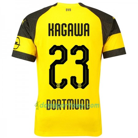 Koszulka Borussia Dortmund Kagawa 23 Domowe Koszulki Piłkarskie 2018-2019 Krótki Rękaw